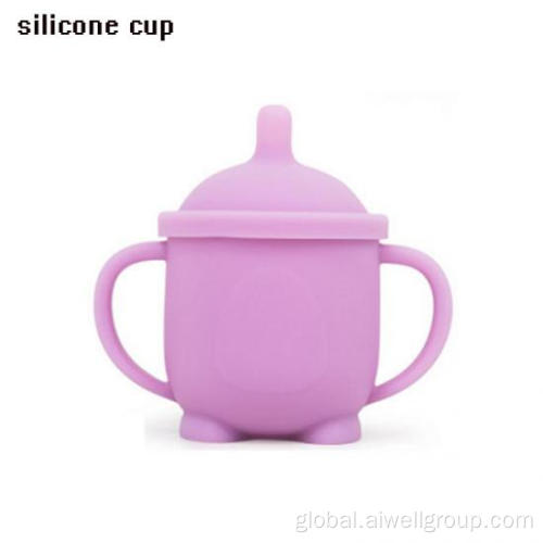 Baby Silicone Sippy Cup Food Grade Silicone Baby Cup Children's Pacifier Cup Factory